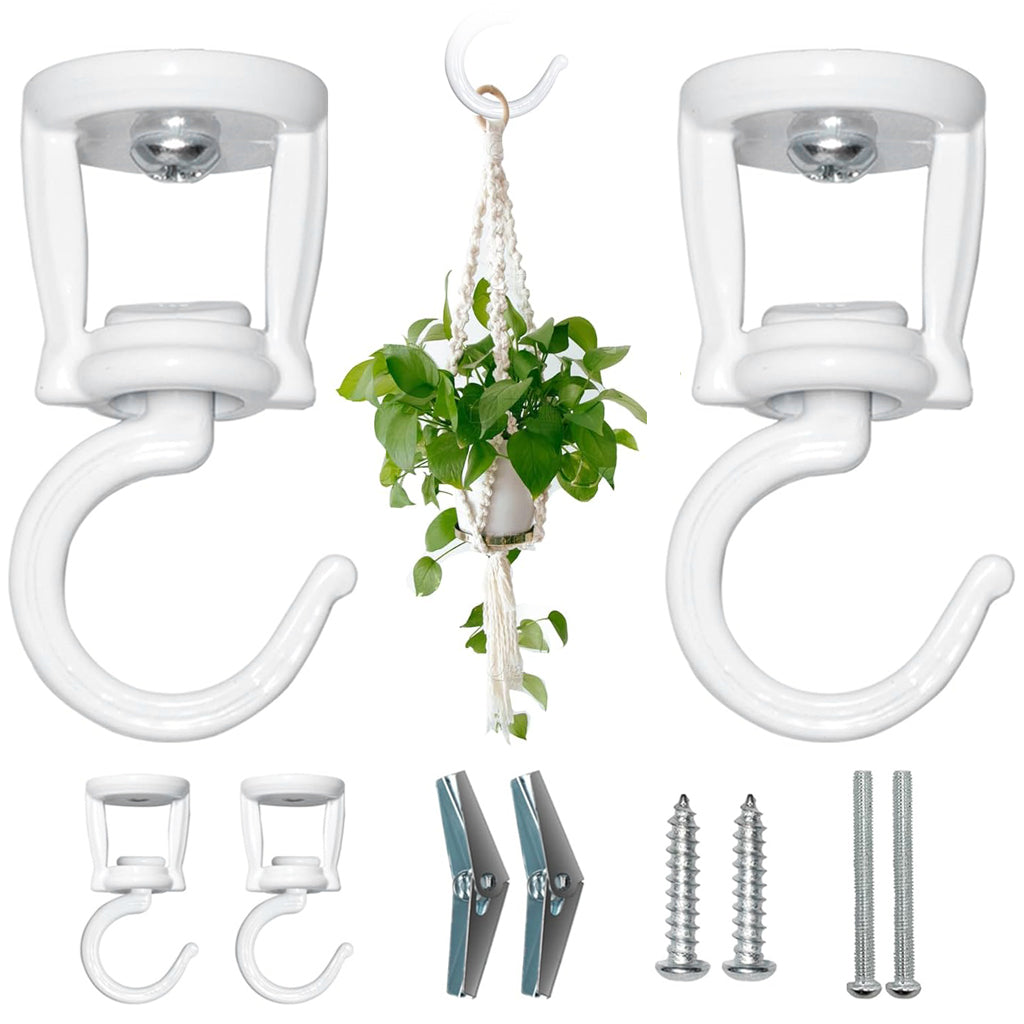 HASTHIP 2Pcs Ceiling Hooks Screw Fixing Zinc Alloy Metal Ceiling Hooks Multi Purpose Decorative Ceiling Hooks for Hanging Planter, Flower Basket, Lantern, with Screws Pack HASTHIP 2Pcs Ceiling Hooks Screw Fixing Zinc Alloy Metal Ceiling Hooks Multi Purpose Decorative Ceiling Hooks for Hanging Planter, Flower Basket, Lantern, with Screws Pack